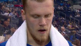 Ehlers playing well vs Penguins, but having trouble with door to dressing room