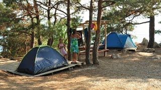 Палаточный городок Инжир. Мыс Айя. Отдых в палатках в Крыму