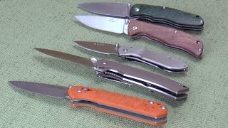 [ АНБОКСИНГ ] ножи с Алиэкспресс: Ganzo G717-OR, Harnds CK6015, Buck 327,  Enlan L05-1, Enlan L04GN