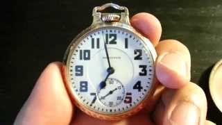 Hamilton 23-Jewel, 950 16-Size Bar Over Crown Railroad Pocket Watch ~ see VIDEO!