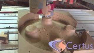 3d фрезеровка МДФ - изготовление формы светильников