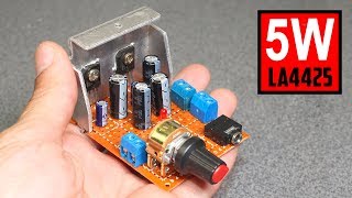 Усилитель 2x5W на микросхеме LA4425 своими руками