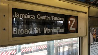 BMT Subway: R42 (Z) Local Train RFW from Broadway Junction to Broad Street