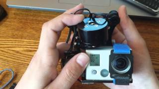 Двух осевой подвес стабилизатор для камеры GoPro 2 axis gimbal