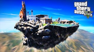 GTA 5 ЛЕТАЮЩИЙ ОСТРОВ DLC MOD! (GTA 5 МОДЫ)
