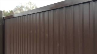 Комплект сдвижных ворот под заполнение профлист DoorHan