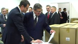 Bronisław Komorowski w Puławach