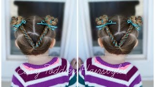 4 Strand Ribbon Braid Tutorial & Hairstyle