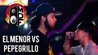 EL MENOR vs PEPEGRILLO // FINAL MDF MAESTROS DEL FREESTYLE