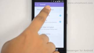 Viber Messenger - How To Turn On The Viber Status Icon