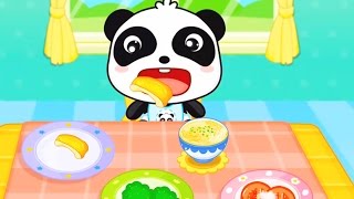 Baby Panda Healthy Eater | Learn About Healthy Food & Good Habits | Babybus Kids Games