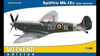 Spitfire Mk.IXc Eduard WE 1/48 Quick build