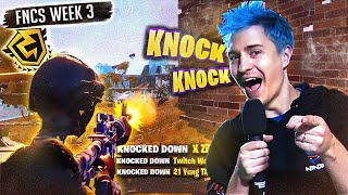 KNOCKING WHOLE TEAMS IN FNCS WEEK 3! (Fortnite: Battle Royale)