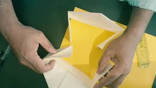 How to make origami paper house/mini paper house