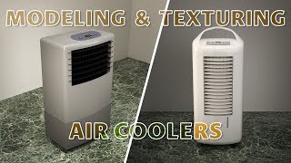 Air Coolers in 3D || Autodesk Maya 2018
