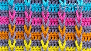 How to Crochet Jacob's Ladder Stitch - Chain Loop Braids by Naztazia