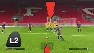 PES 2019 - TUTORIAL DE COBRANÇAS DE FALTA COM CHUTE MANUAL