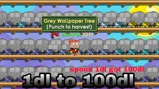 Growtopia 1dl to 100dl #16 Profit Grey wallpaper