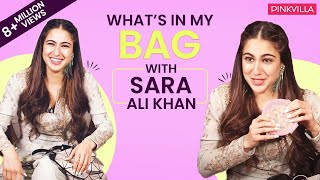 What's in my bag with Sara Ali Khan| Fashion | Love Aaj Kal 2 | Pinkvilla