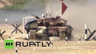 Russia: A real blast! See Tank Biathlon World Championship highlights
