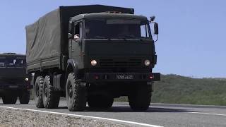 Военнослужащие полевого госпиталя ЮВО возвращаются из Дагестана в пункт постоянной дислокации
