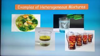 Homogeneous and Heterogeneous Mixtures