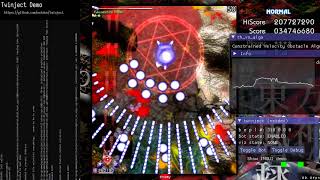 Twinject Bot Demonstration - Touhou Fuujinroku ~ Mountain of Faith 1CC