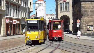 [HD] Straßenbahn ČKD Tatra KT4D der VGG in Görlitz / Tram in Goerlitz [Germany]