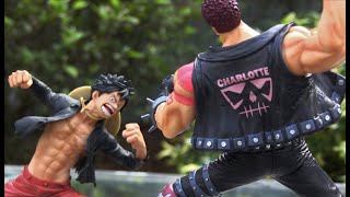 One Piece Luffy/Katakuri Ichiban Kuji Memorial Log Figure Review