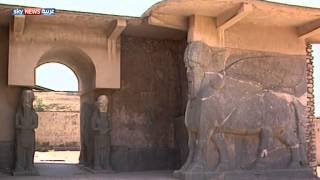 داعش يجرف مدينة نمرود الأثرية
