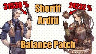 [TOS TEST] Sheriff & Arditi - BalancePatch(Buff) | [트오세테섭] 셰리프&아르디티 밸패(버프)