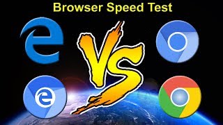 Microsoft Edge VS Edge2019 VS Chromium VS Google Chrome Speed Test on Windows 10! ?