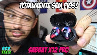 SABBAT X12 PRO - UM FONE TOTALMENTE SEM FIO E DE MUITA QUALIDADE! Bluetooth 5.0 (ADEUS AIRPODS?)