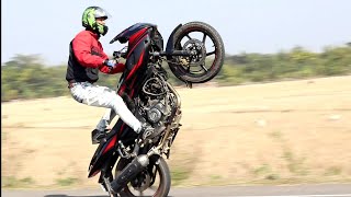 Pulsar 220 UG5  Stunts Video || Assam Hailakandi