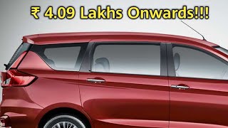 Top 10 Popular 7 Seater Car's Top Varient Price in India 2020