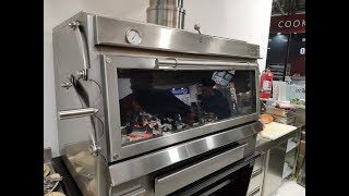 PIRA CHARCOAL OVENS Silver ED Series with Lifting Door