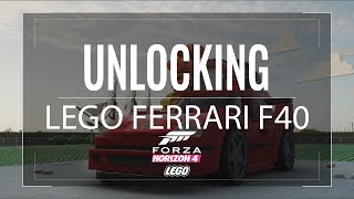 Forza Horizon 4 How to Unlock Lego Ferrari F40 in Lego Valley