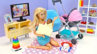 БАРБИ СТАЛА ПРИЁМНОЙ МАМОЙ Куклы Барби Мультик  Игрушки Для детей Ай Кукла тиви