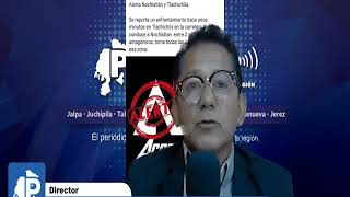 Reportan Tiroteos en Tlachichila, Juchipila y Apozol, Civiles detenidos
