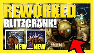 (3x THE SPEED?!) THE *NEW* BLITZCRANK REWORK REVEALED! (ALL CHANGES) NEW BLITZCRANK GAMEPLAY