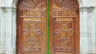 Футаж Дверь открывается и закрывается хромакей