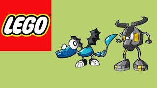 How to Build LEGO Mixels Seismo & Flurr Mix - Stop Motion Build  | Bricks and Clay Play