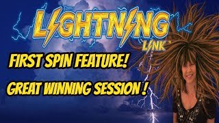 FIRST SPIN FEATURE- HIGH LIMIT HAPPY LANTERNS