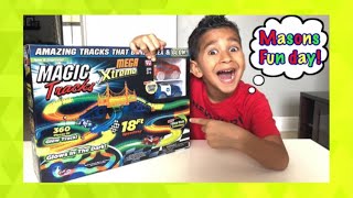 Magic Tracks Mega Extreme Toy review and challenge! As Seen on TV!