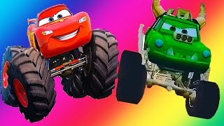 Мультики машинки монстр трак. ТАЧКИ: Жракула и Молния Маккуин. Monstr Truck for kids.Видео для детей