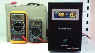 ИБП Logicpower LPY-B-PSW-800, для котлов отопления, чистая синусоида, внешняя АКБ