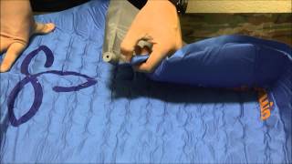 самонадувающийся туристический коврик Pinguin  short peak 25