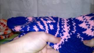 #Вязание  #Носки #жаккардовый узор Мастер класс Часть 1