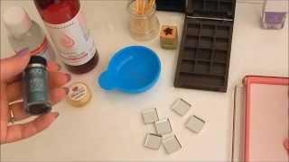 Ma 1ère commande Aroma-Zone et DIY "comment presser des pigments"
