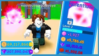 Noob with Valentium Pet! Best Pet! Unlock All Portals! - Roblox Bubble Gum Simulator